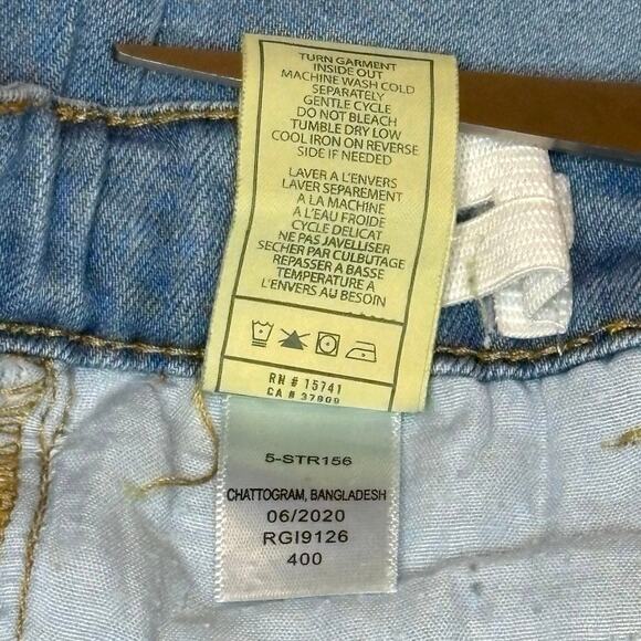 7 For All Mankind Skinny Jeans Girls 3T | Blue Denim Chambray Lightweight - Picture 8 of 8